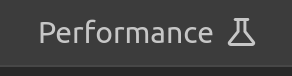 Performance Tab